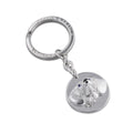 Silver Dachshund Key Ring