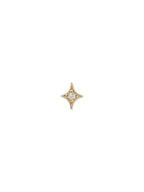 14 Karat Gothic Diamond Stud