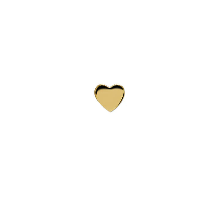 14Y Micro Heart Stud