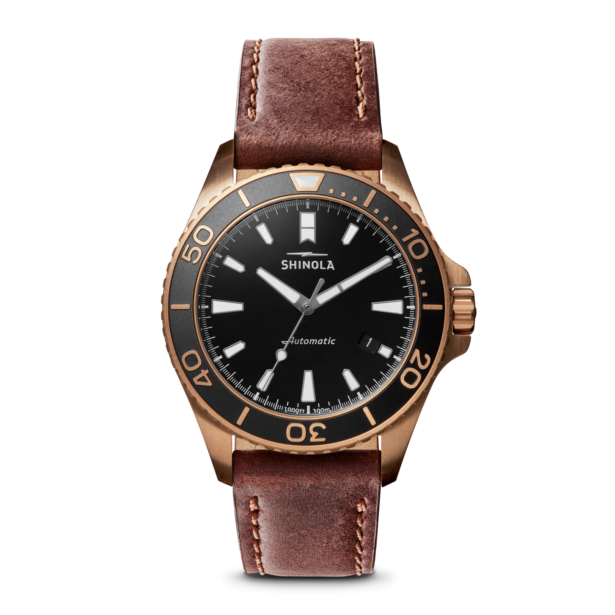 The Monster Bronze Automatic 43mm Black Dial