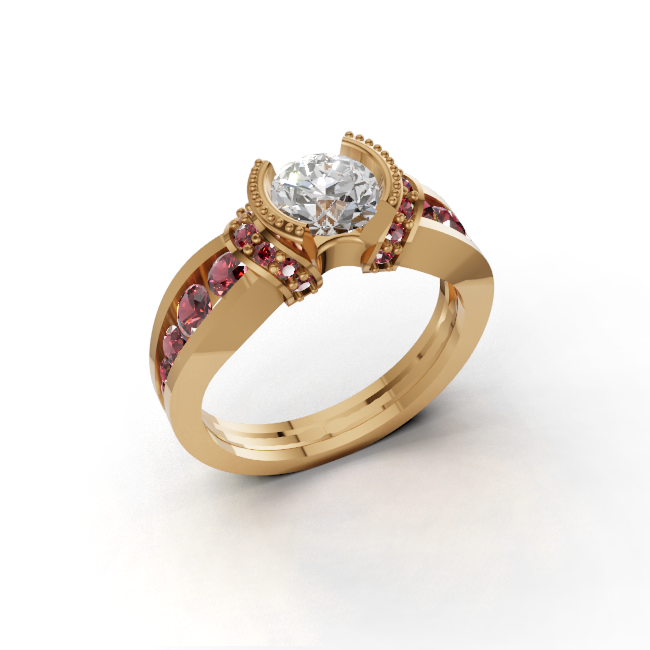 round-14k yellow gold|round-18k yellow gold