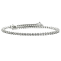 White Gold Tennis Bracelet (.02 carats), 3-Claw Setting