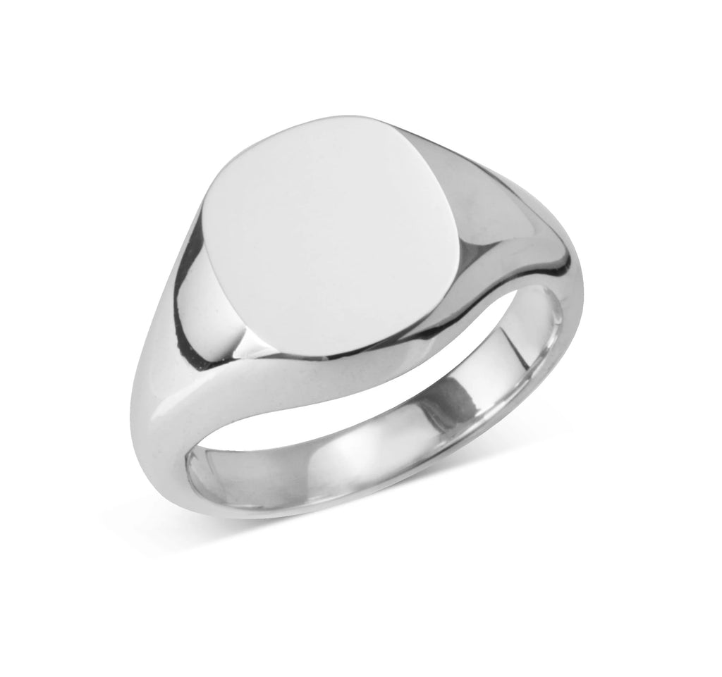 Silver D&F Signet (9x11mm)