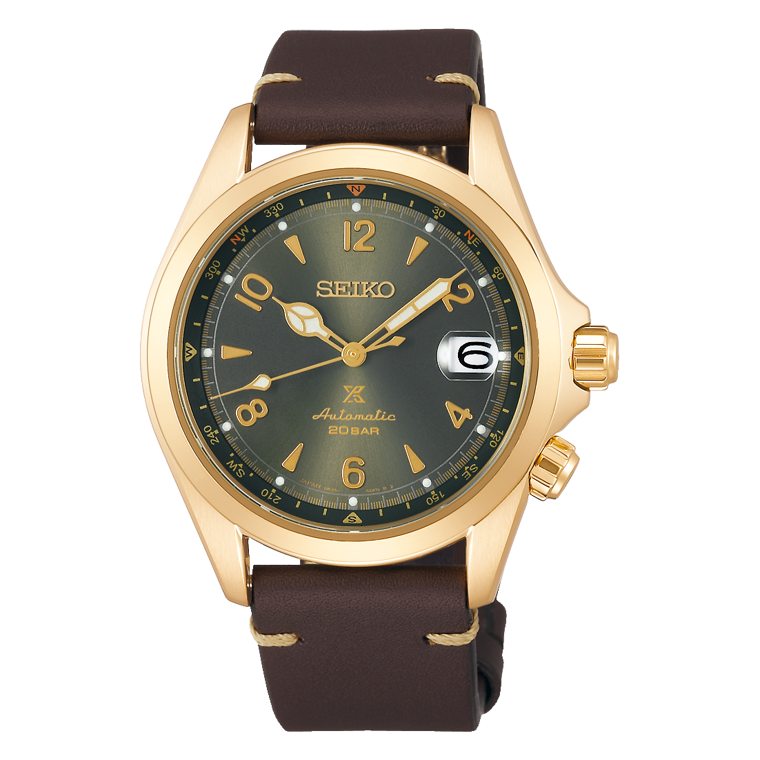 Prospex Alpinist Green Dial, Gold PVD