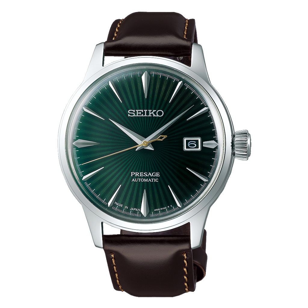 Presage Cocktail Time Green Ray Dial
