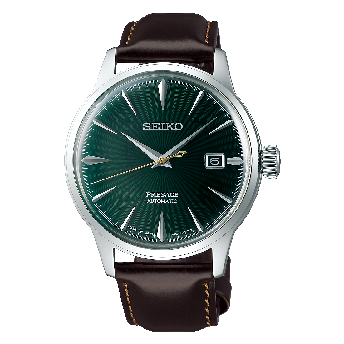Presage Cocktail Time Green Ray Dial