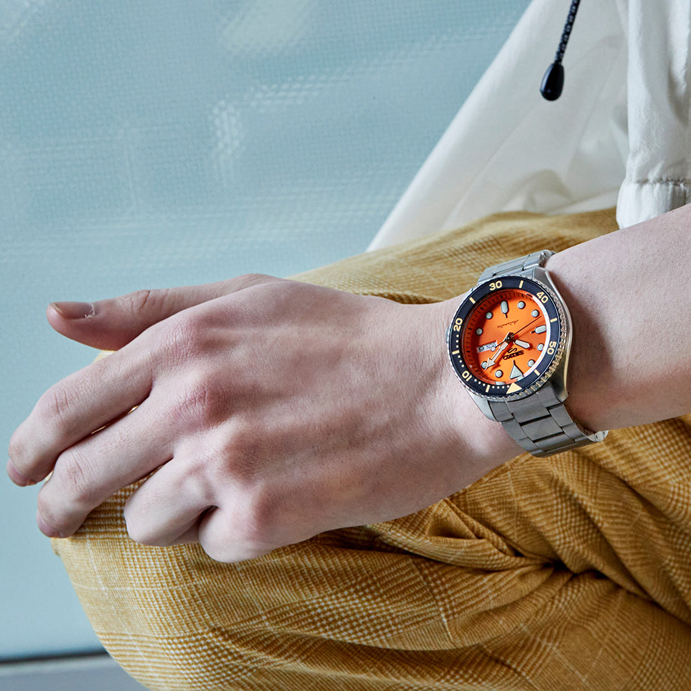 Seiko 5 Orange Dial