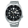 Prospex 'Turtle' , Black Dial, Black Bezel, Silicone Strap