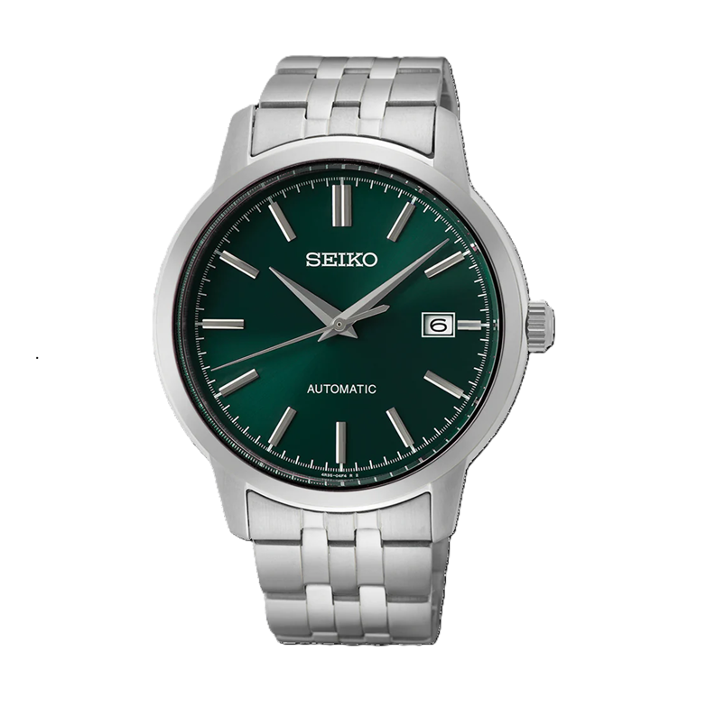 Essentials Green Dial Automatic, SS Bracelet