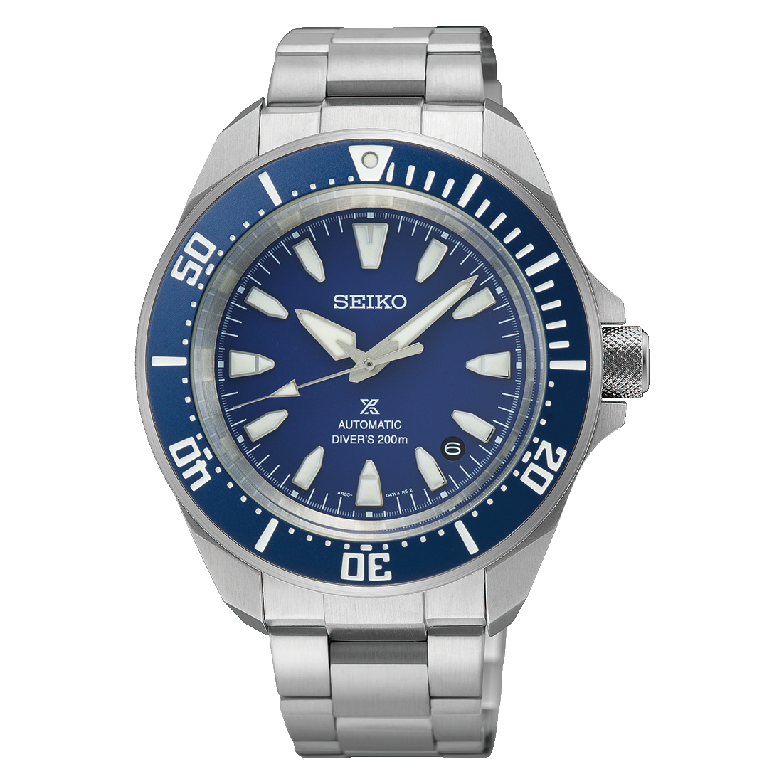 Prospex 'Samurai' Blue Dial & Bezel SS Bracelet