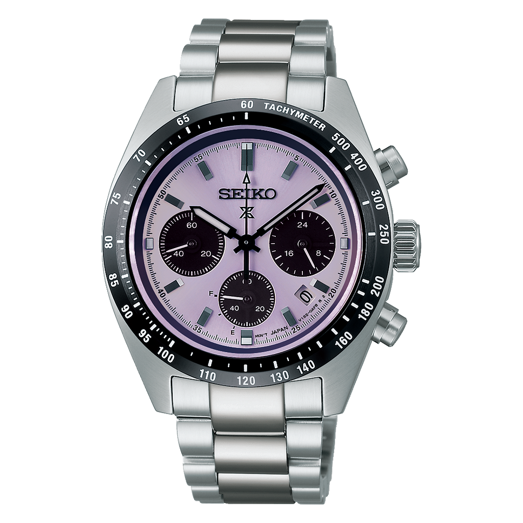 Prospex Speedtimer Solar, Lavender Panda Dial