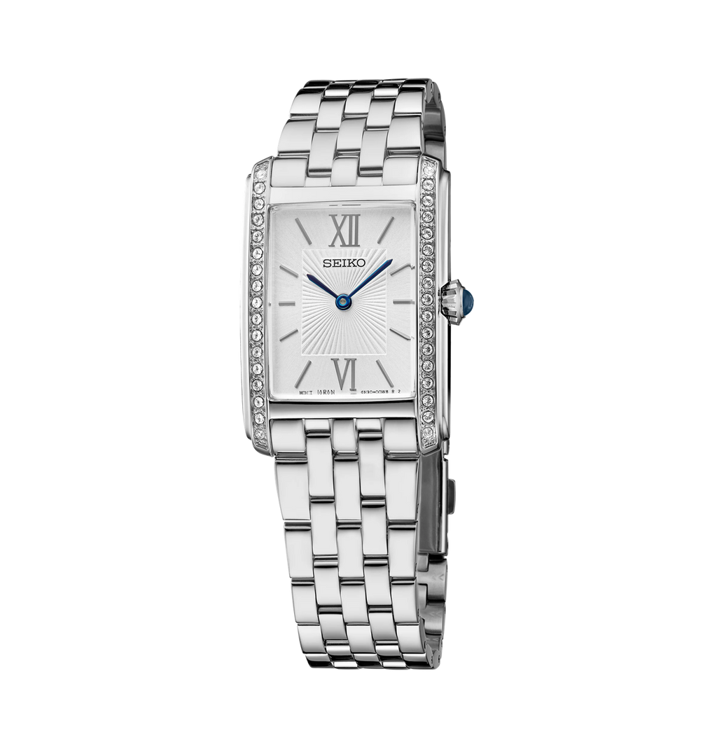 Essentials Crystal-set Bezel, Tank Style,