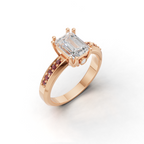 emerald-14k rose gold|emerald-18k rose gold