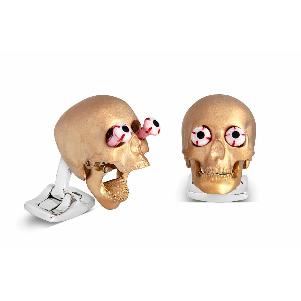 Popping Eye Skull Cufflinks