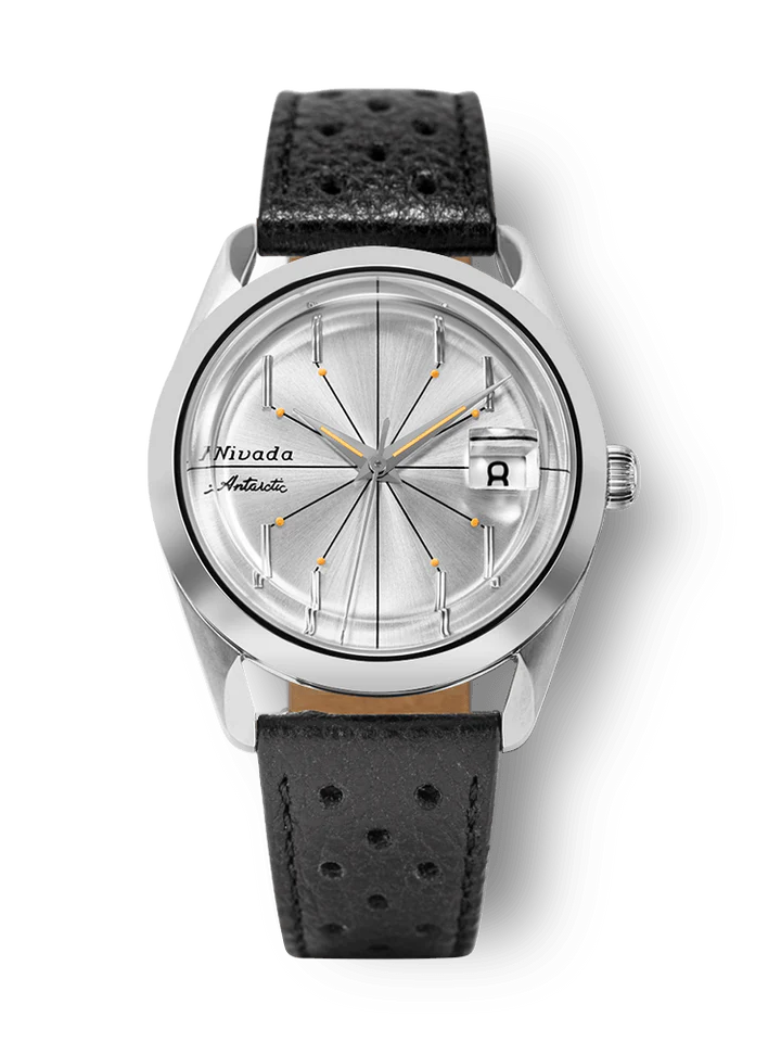 Antarctic Spider 38 Date, Silver Dial
