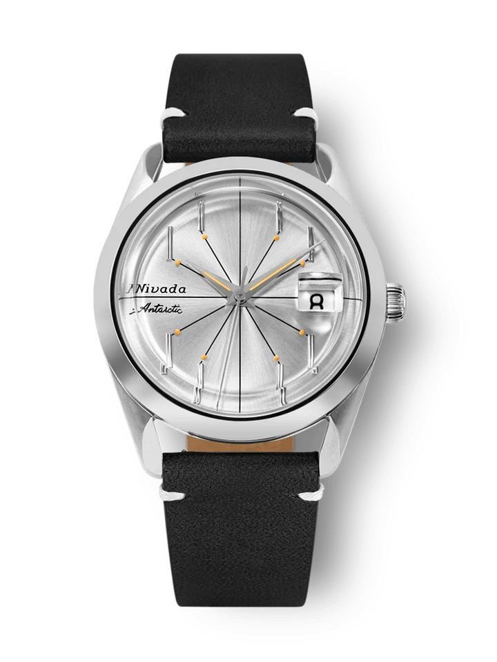 Antarctic Spider 38 Date, Silver Dial