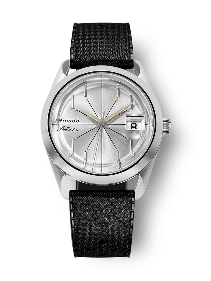 Antarctic Spider 38 Date, Silver Dial