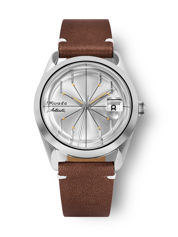 Antarctic Spider 38 Date, Silver Dial