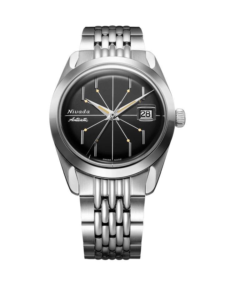Antarctic Spider 38 Date, Black Dial