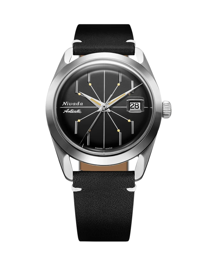 Antarctic Spider 38 Date, Black Dial