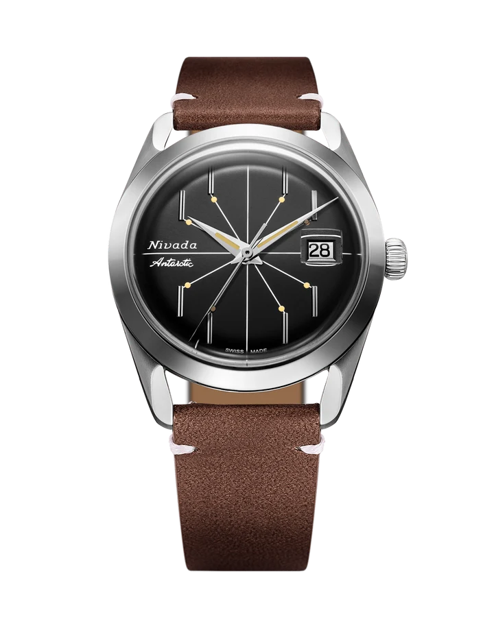 Antarctic Spider 38 Date, Black Dial
