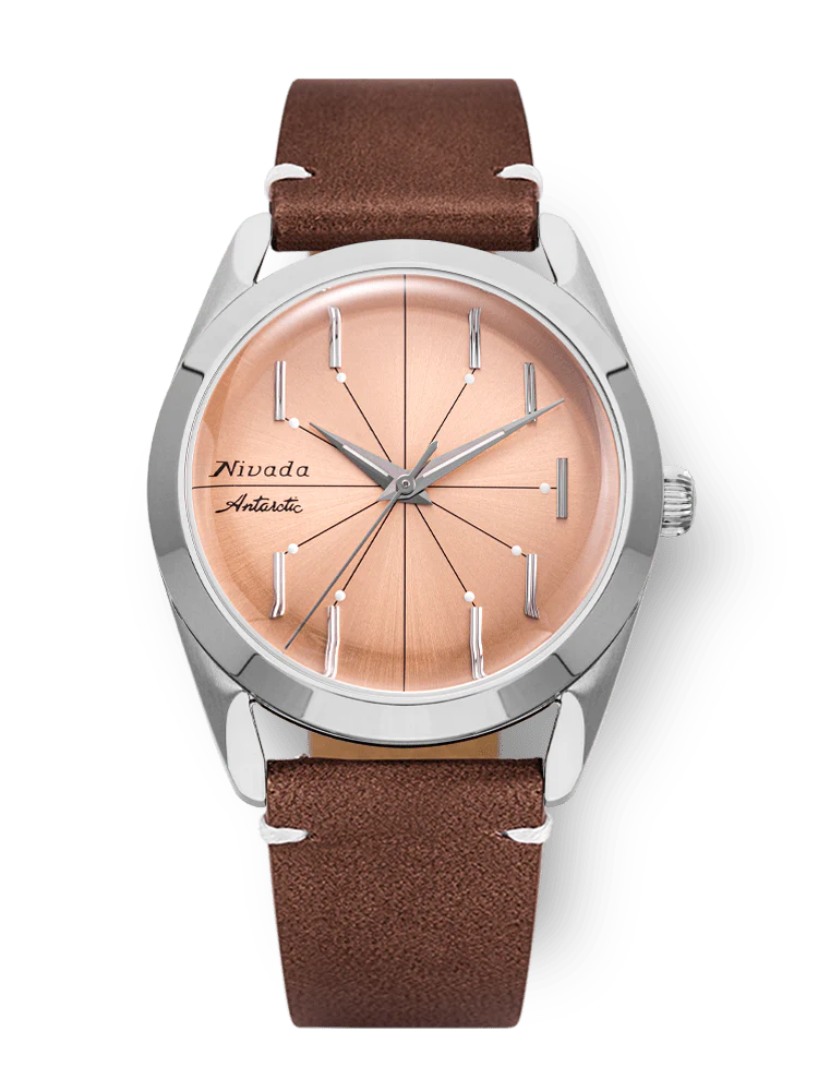 Antarctic Spider 38 Date, Salmon Dial