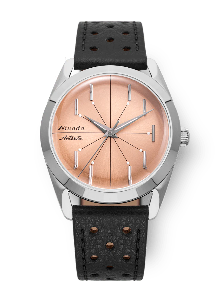Antarctic Spider 38 Date, Salmon Dial