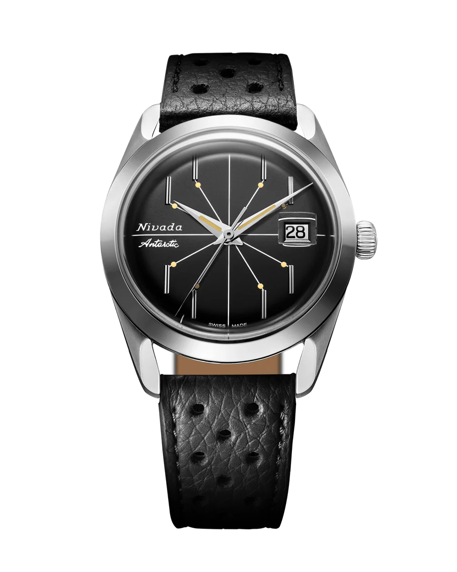 Antarctic Spider 38, Date (Black Dial)