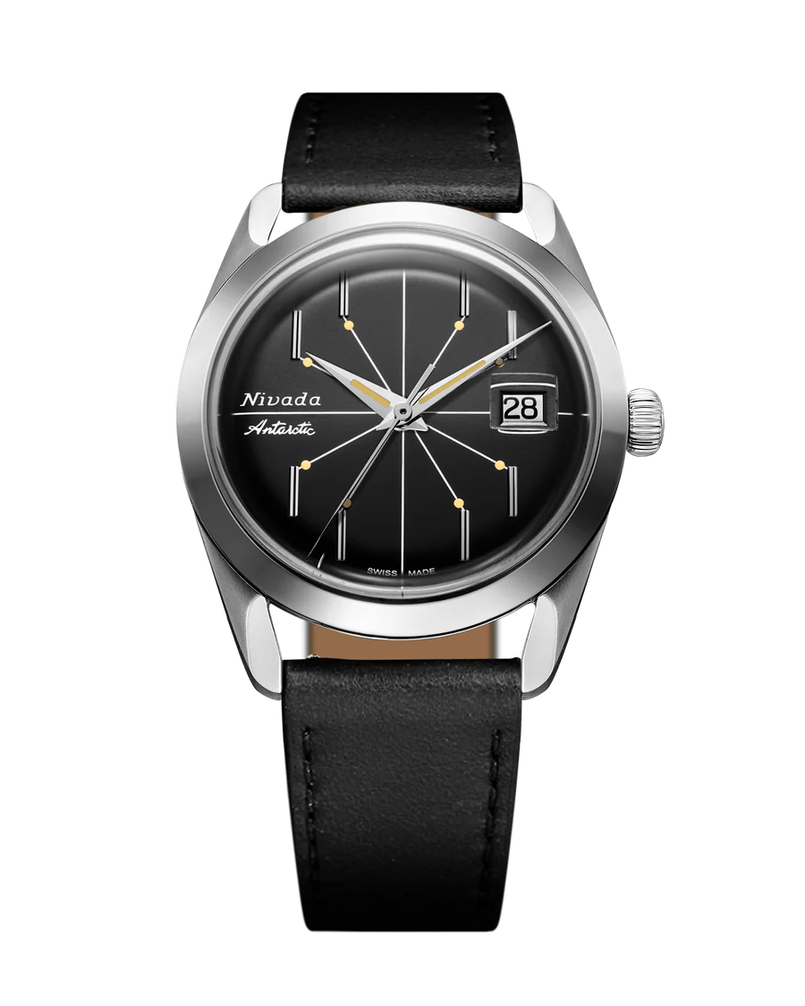 Antarctic Spider 38, Date (Black Dial)