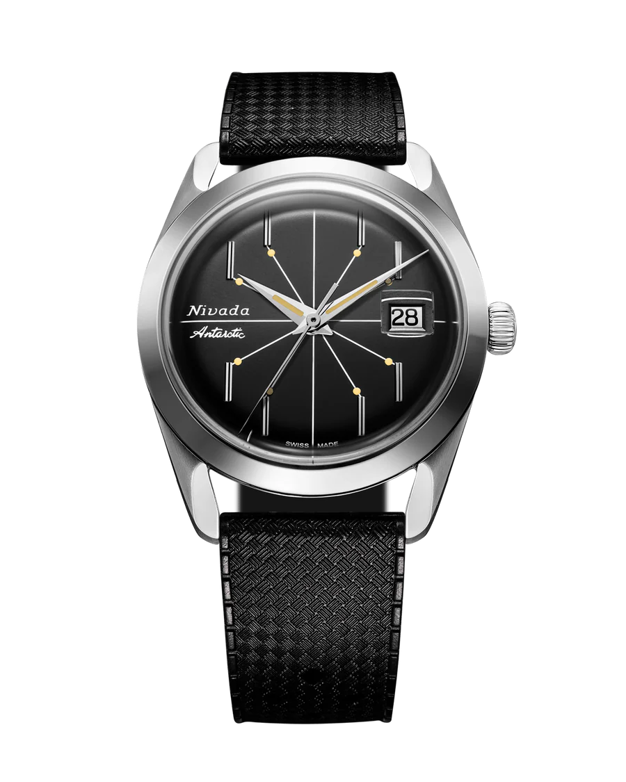 Antarctic Spider 38, Date (Black Dial)