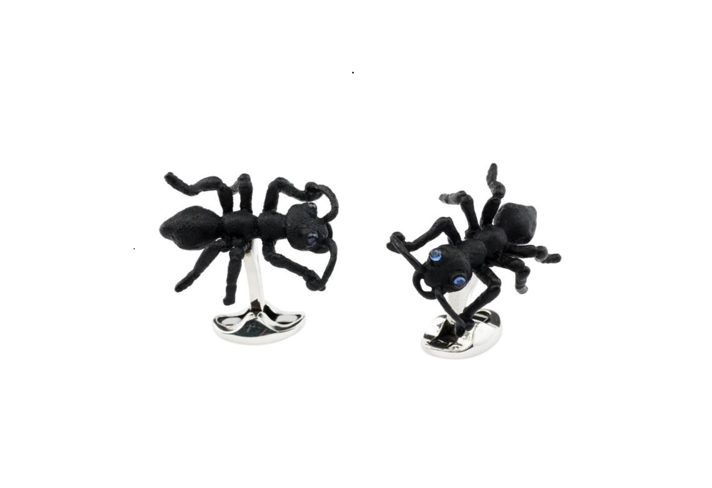 Blackened Silver Jungle Ant Cufflinks