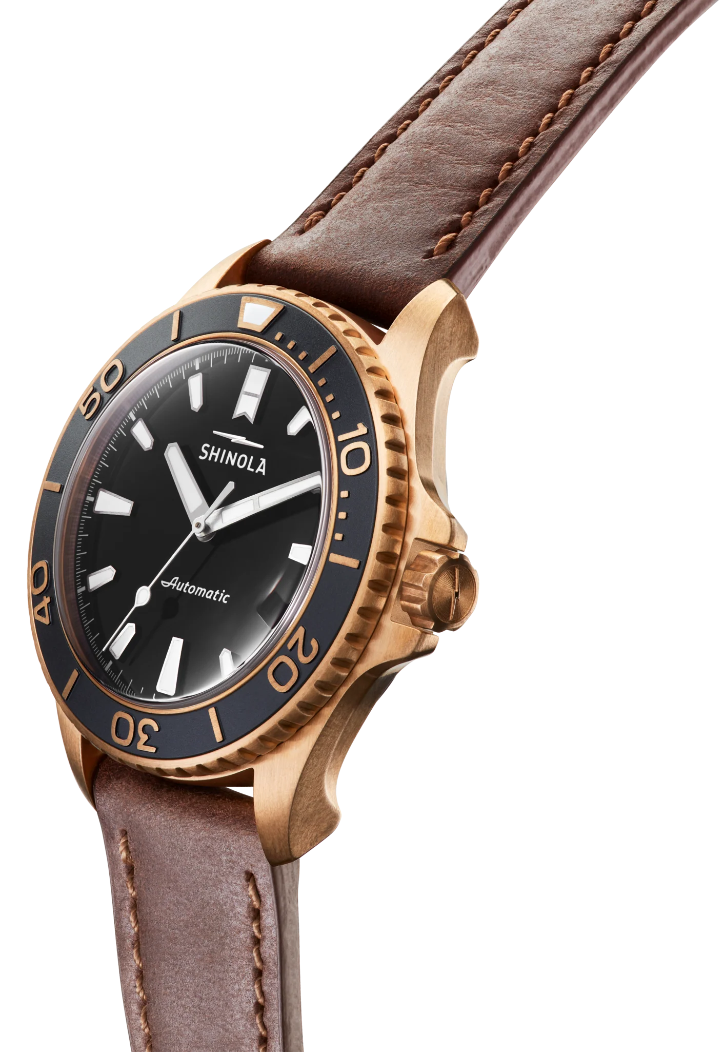 The Monster Bronze Automatic 43mm Black Dial