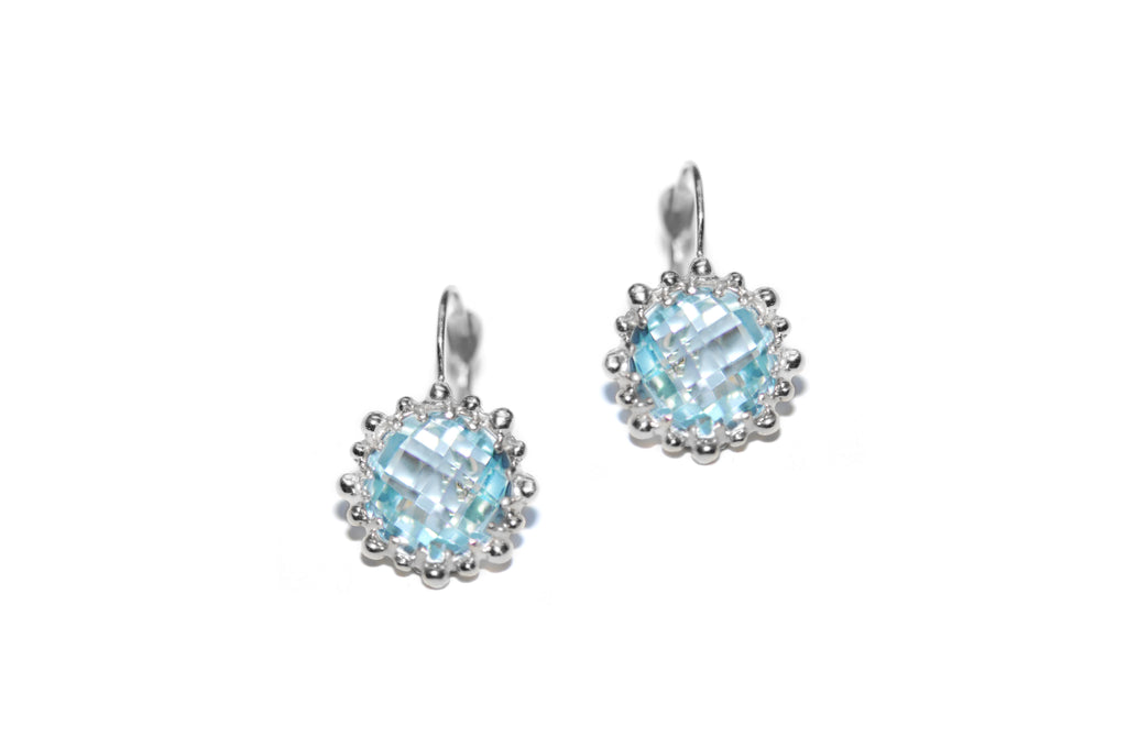 Silver Dew Drop Snowflake 10mm