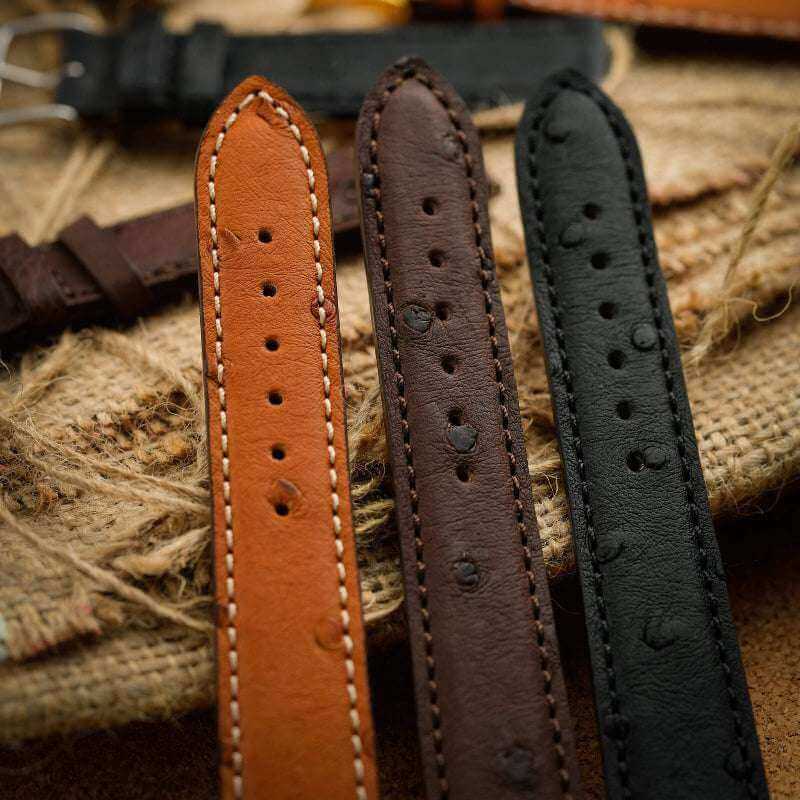Fluco Genuine Ostrich Strap