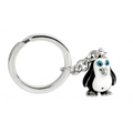 Silver Penguin Key Ring