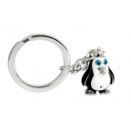 Silver Penguin Key Ring