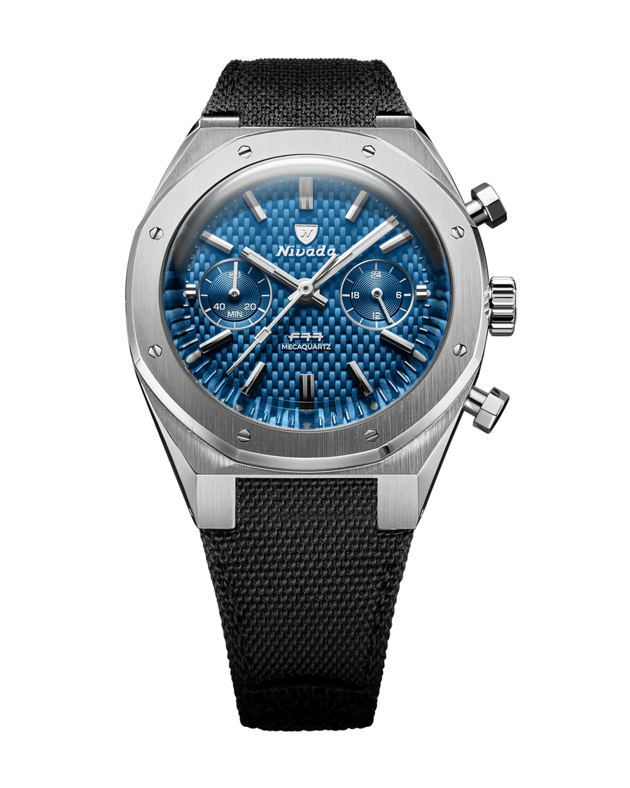 F77 SST Mecaquartz Chronograph, Blue