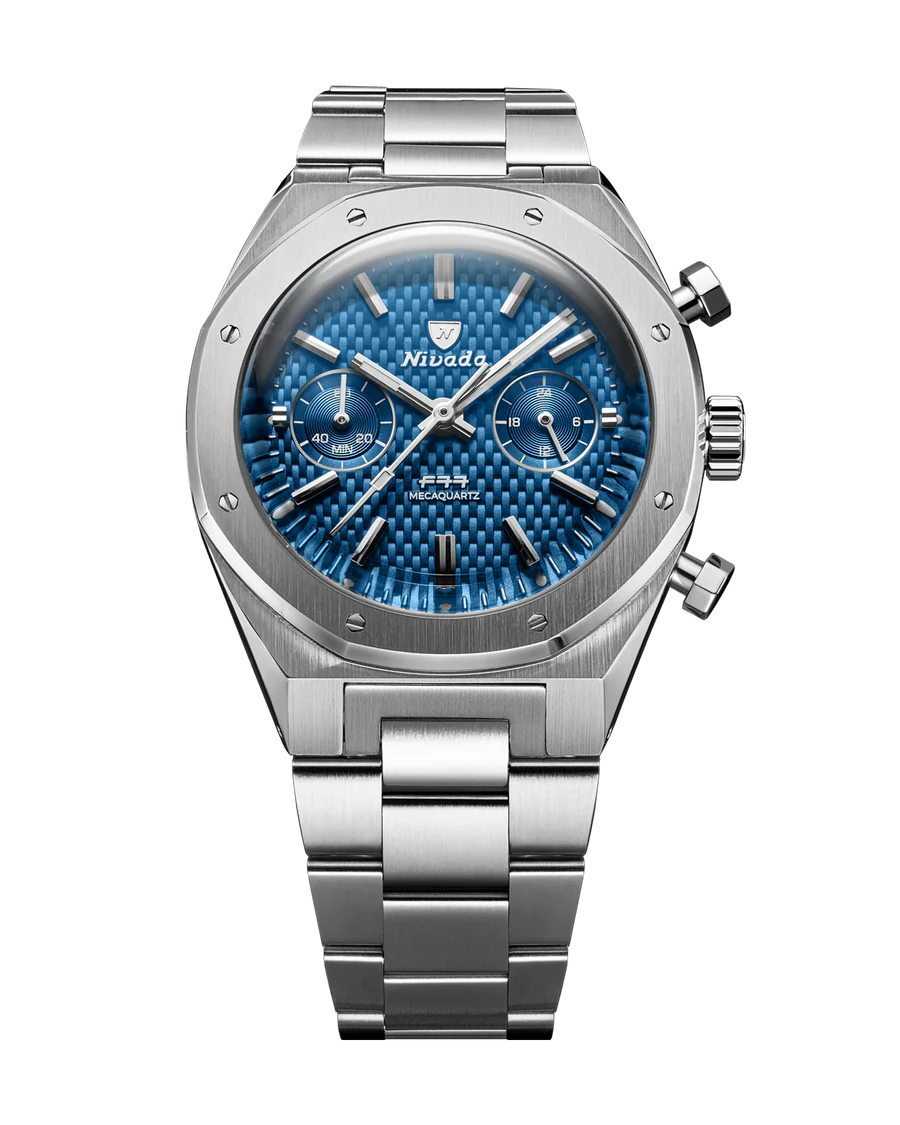 F77 SST Mecaquartz Chronograph, Blue