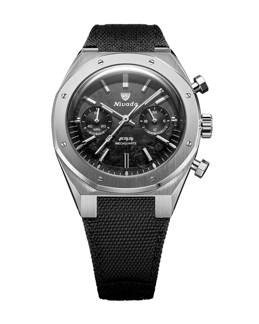 F77 SST Mecaquartz Chronograph, Carbon