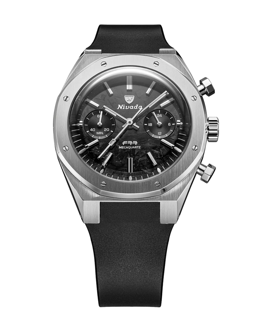 F77 SST Mecaquartz Chronograph, Carbon