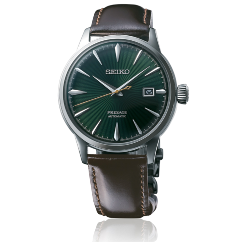 Presage Cocktail Time Green Ray Dial