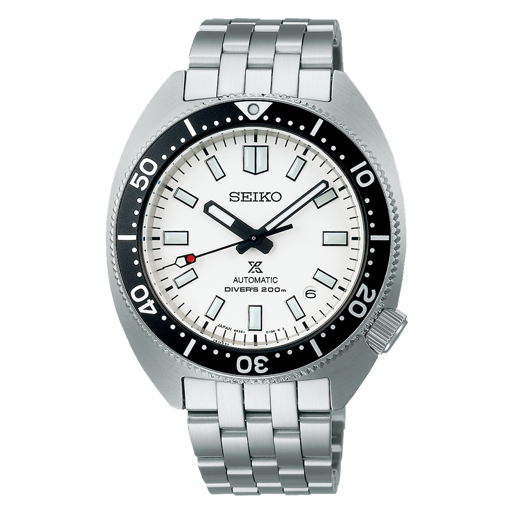 Prospex Turtle, White Dial/Bezel, SS Bracelet