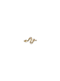 14Y Anzie X Mel Soldera Snake Stud Earring, Left, 0.015