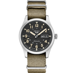 Seiko 5 Sport Grey/Green Dial Nato Strap