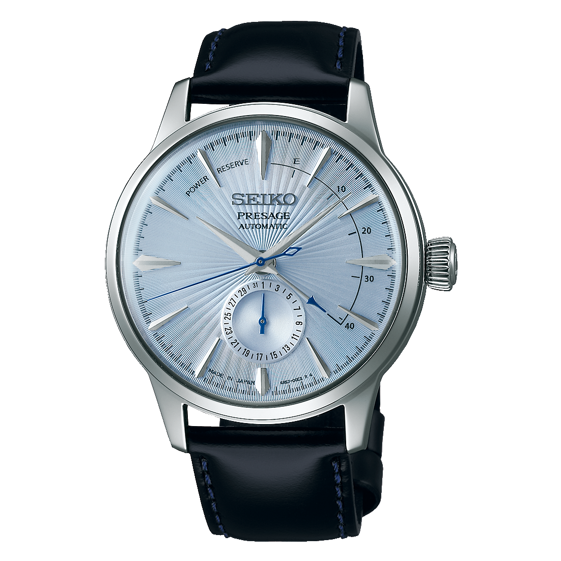 Presage Cocktail Time, Leather Strap, Blue Dial, R de M