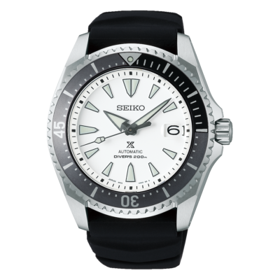 Prospex 'Shogun' Titanium, Silicone  Strap