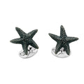 Silver Starfish Cufflinks
