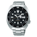Prospex 'Turtle' , Black Dial, Black Bezel, SS Bracelet