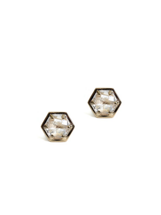 14 Karat Yellow Gold Bolt Studs 5mm