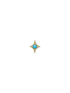 14 Karat Gothic Diamond Stud
